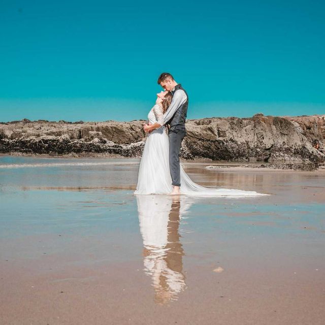 foto boda en la playa